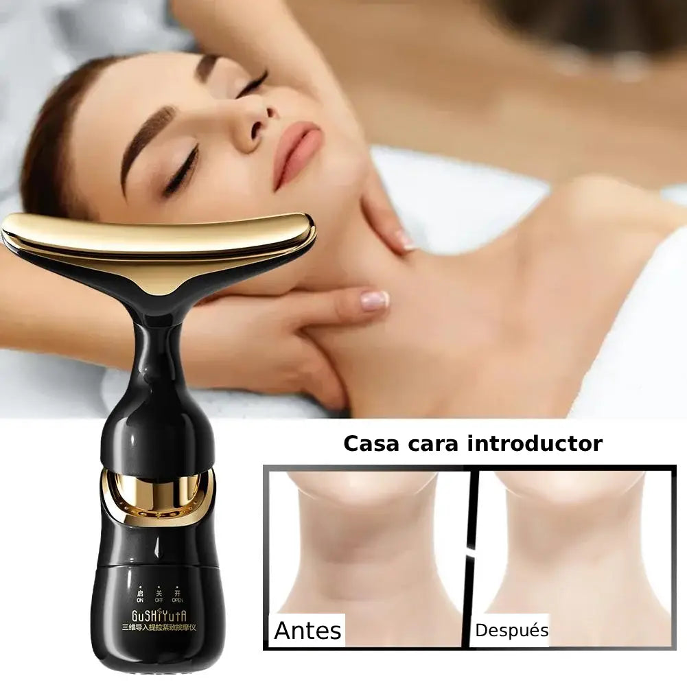 OasiVida™ | Aparato de masaje 3 en 1: rostro, cuello y ojos